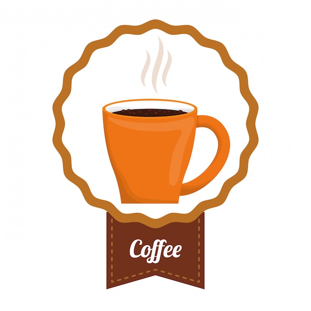 Diseño de icono de café