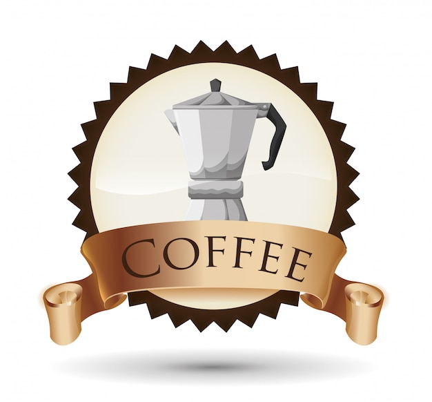 Diseño de icono de café