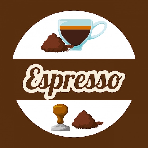 Diseño de icono de café