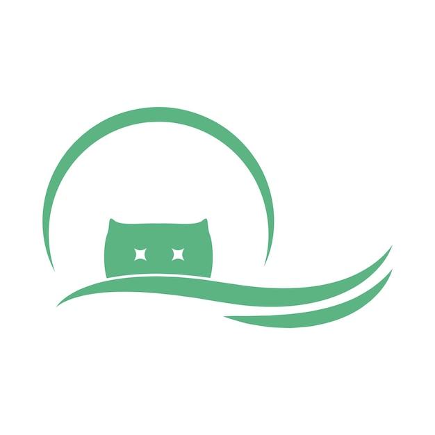 Diseño del icono de la cama