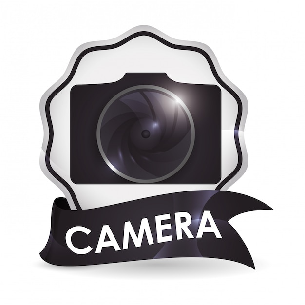 Vector diseño de icono de cámara