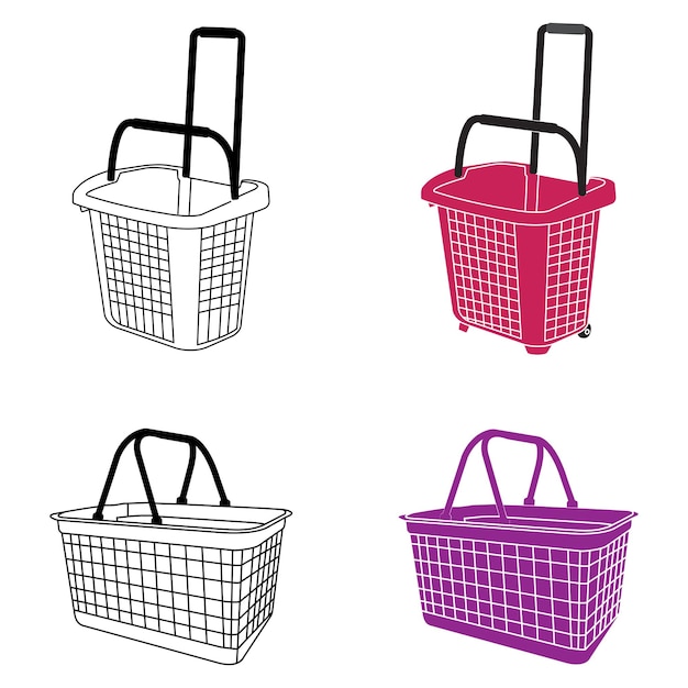 diseño del icono del carrito de compras