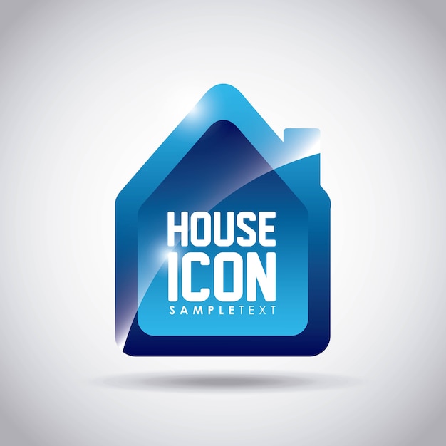 Vector diseño de icono de la casa