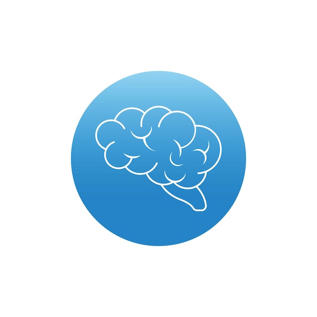 Diseño del icono del cerebro