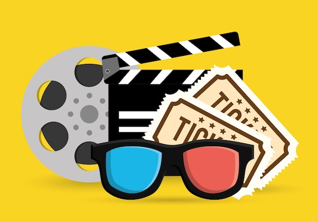 Diseño de icono de cine