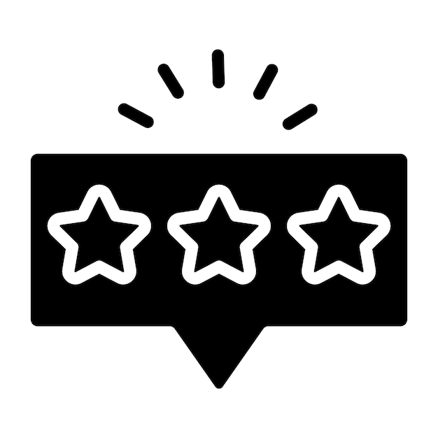 Un diseño de icono de clasificación
