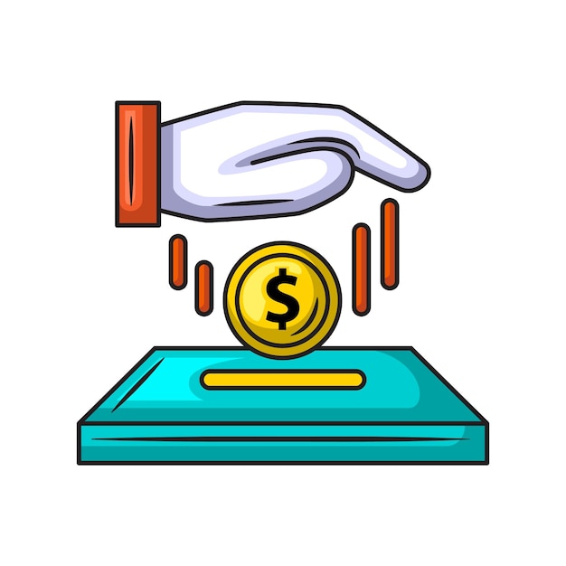 Diseño del icono del depósito Vector del depósito