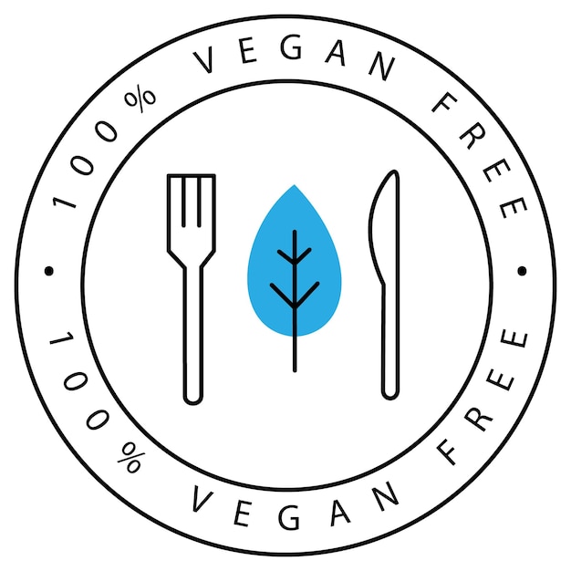 El diseño del icono de Eco Vegan Diet VEctor