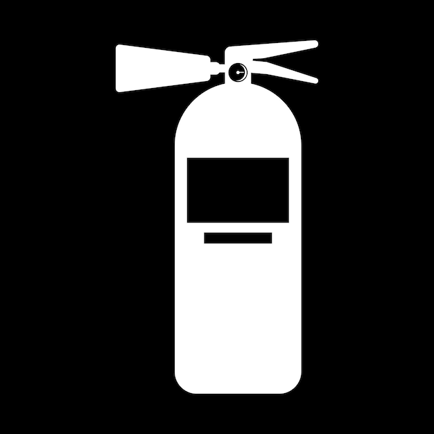 Diseño del icono del extintor de incendios