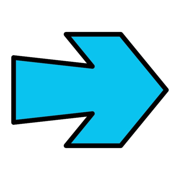 Vector diseño de icono de flecha diseño de ilustración