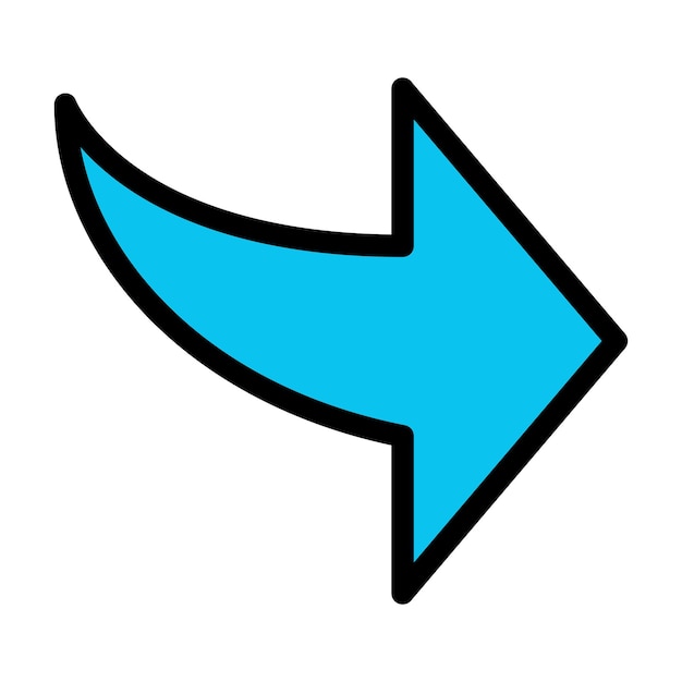 Diseño de icono de flecha Diseño de ilustración