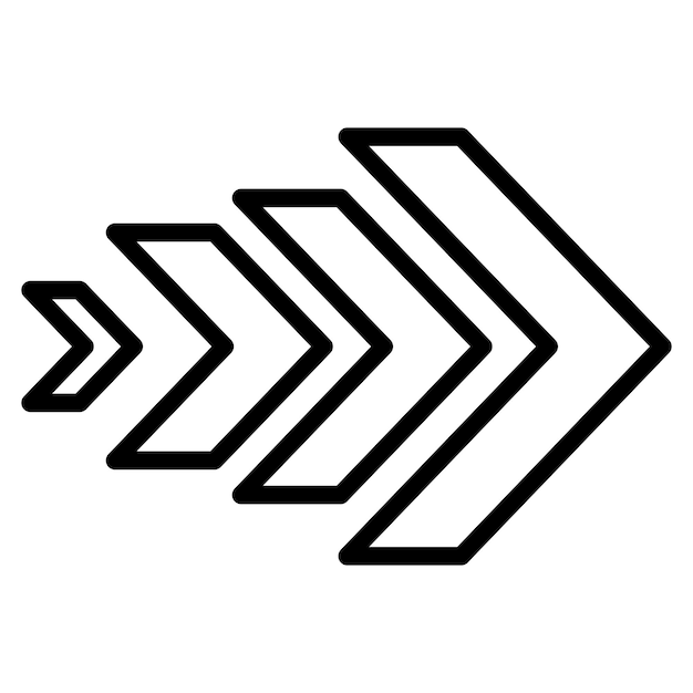 Diseño de icono de flecha Diseño de ilustración