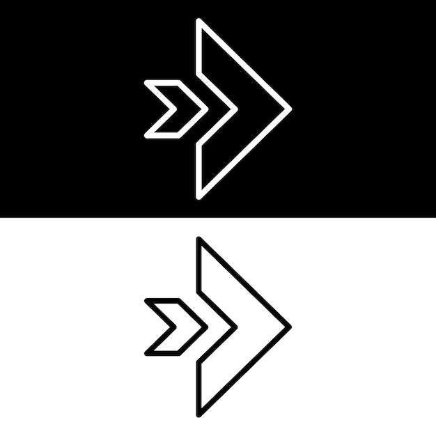 Diseño de icono de flecha Diseño de ilustración
