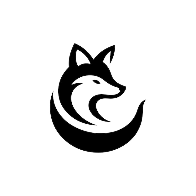 Diseño del icono de Fox Vector