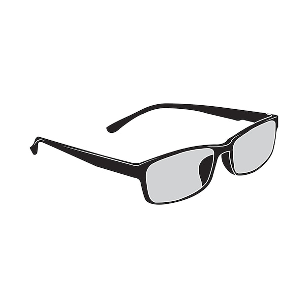 diseño del icono de las gafas
