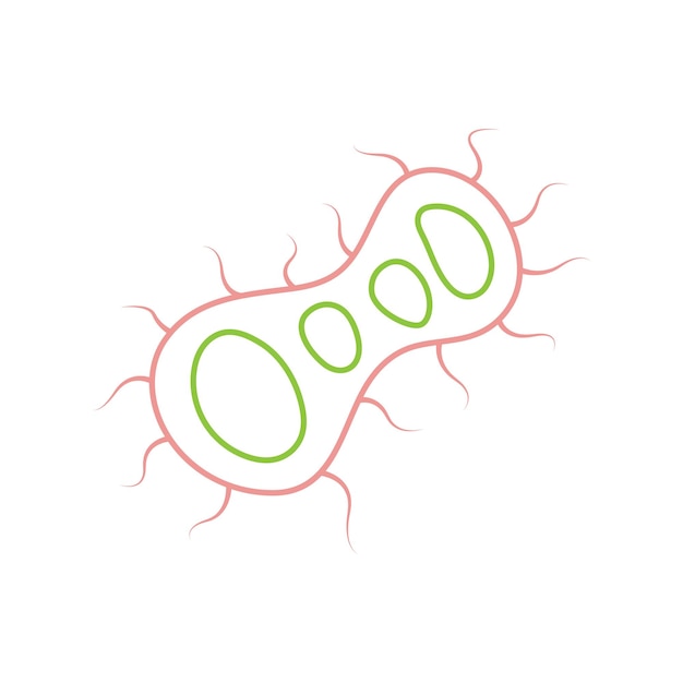 Diseño del icono de gérmenes y bacterias