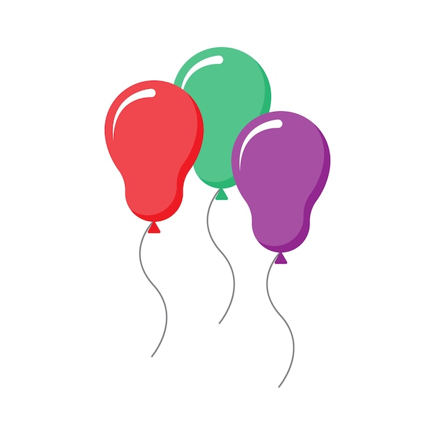 Diseño del icono de los globos