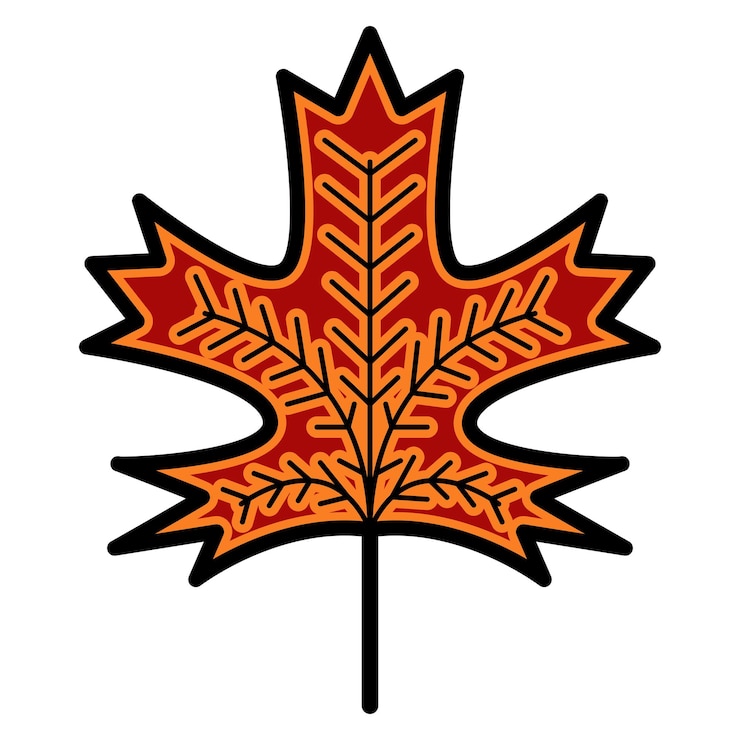 Vector diseño del icono de la hoja diseño de la ilustración