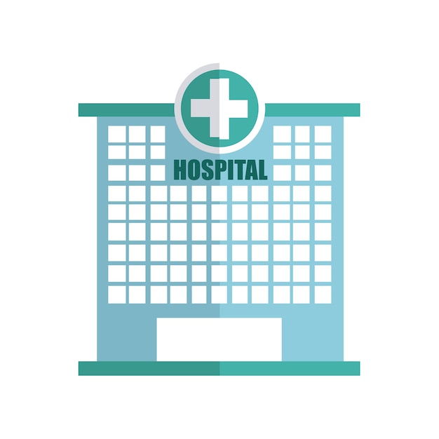 diseño de icono de hospital