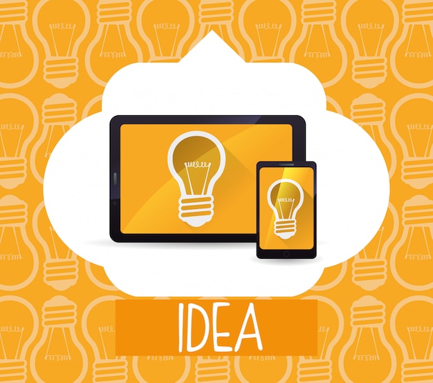 Diseño de icono de idea