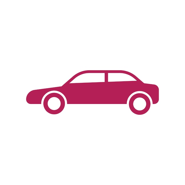 Diseño de icono de ilustración de vector de coche