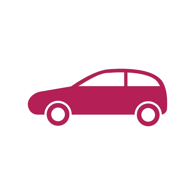 Diseño de icono de ilustración de vector de coche
