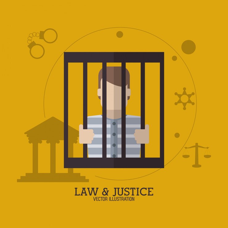 Vector diseño de icono de ley y justicia