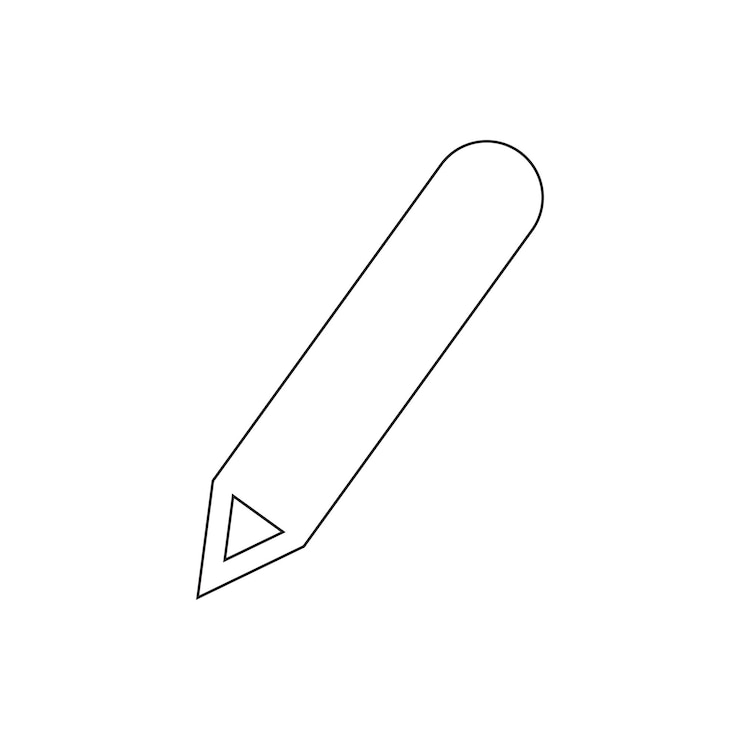 Vector diseño de icono de línea de edición con trazo editable adecuado para el diseño de ui y gui de la página web de la aplicación móvil