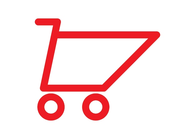 Diseño de icono de logotipo de carrito de compras