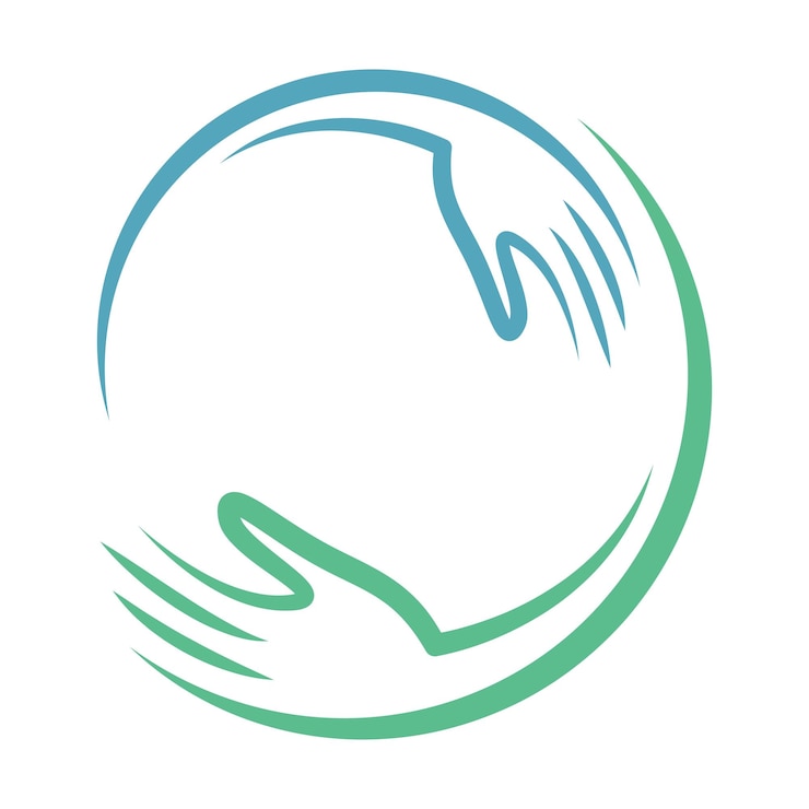 Vector diseño de icono de logotipo circular y circular