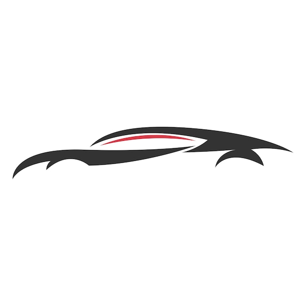 Diseño de icono de logotipo de coche deportivo