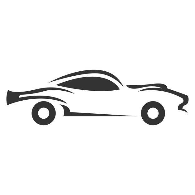 Diseño del icono del logotipo del coche