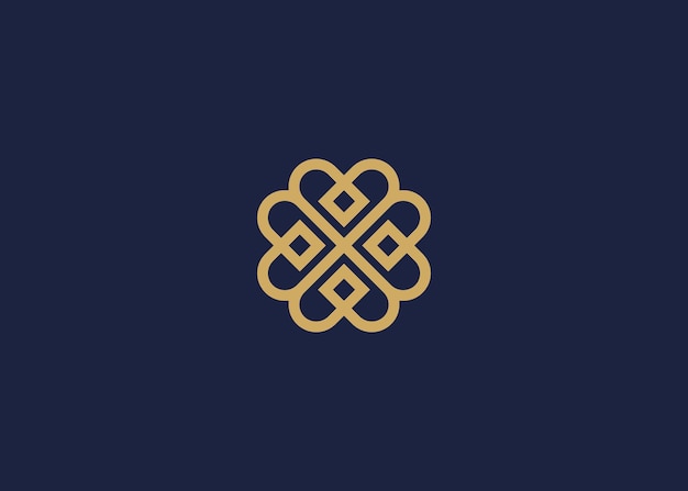 el diseño del icono del logotipo del corazón la inspiración de la plantilla de diseño vectorial