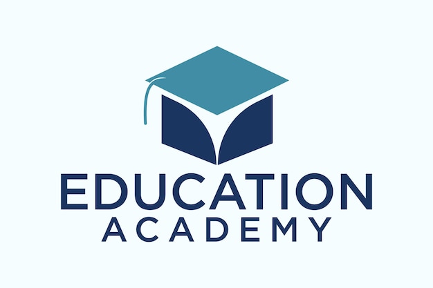 Diseño de icono de logotipo de educación, ilustración vectorial