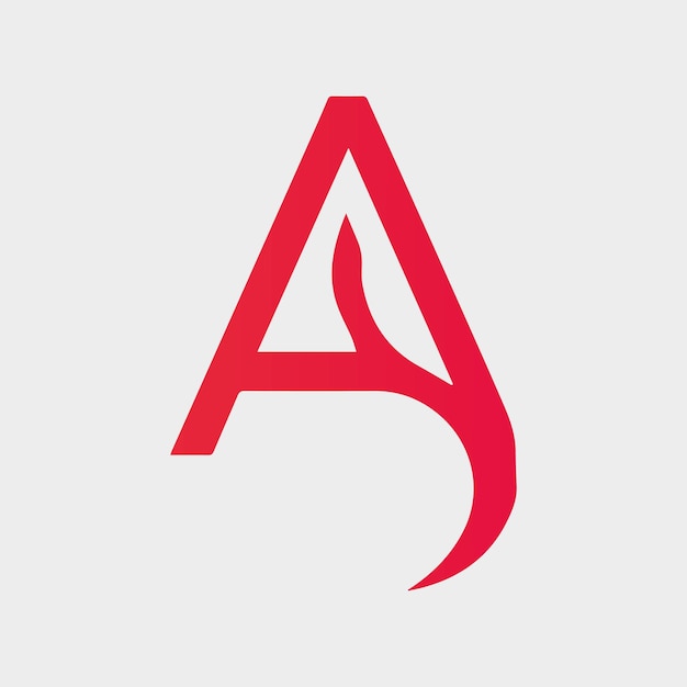 Diseño de icono de logotipo de estrella de letra A Elementos de plantilla de símbolo de logotipo de letra creativa A Vectores
