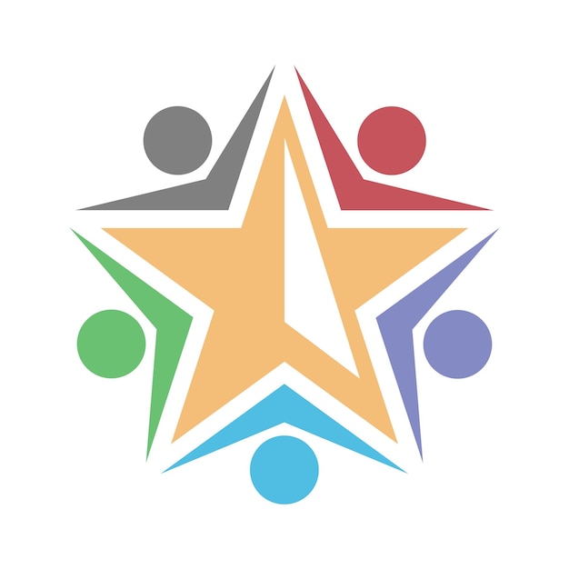 Diseño de icono de logotipo de estrella