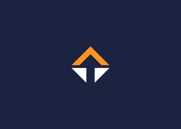 diseño de icono de logotipo de flecha cuadrada inspiración de plantilla de diseño vectorial