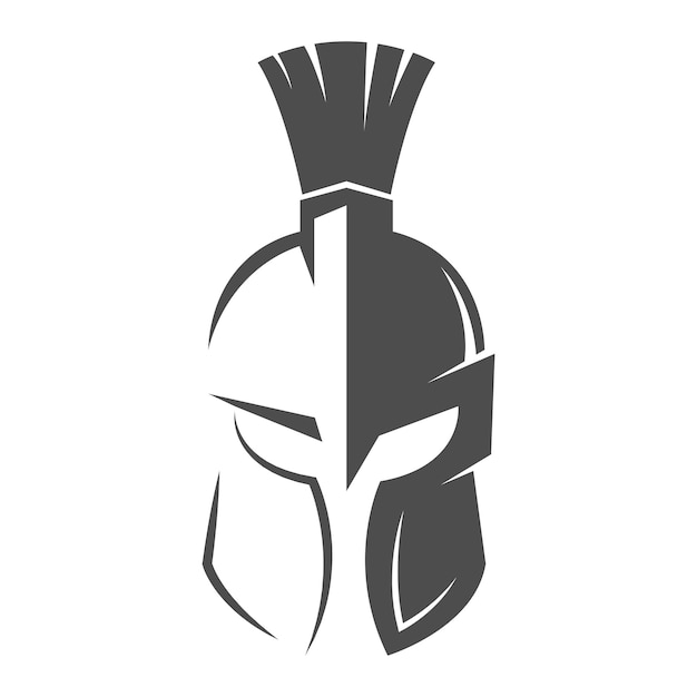 Vector diseño de icono de logotipo de gladiador