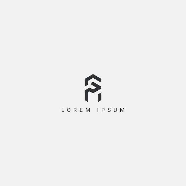 Diseño de icono del logotipo GM MG de la letra del alfabeto con elemento vectorial de fondo blanco de color negro