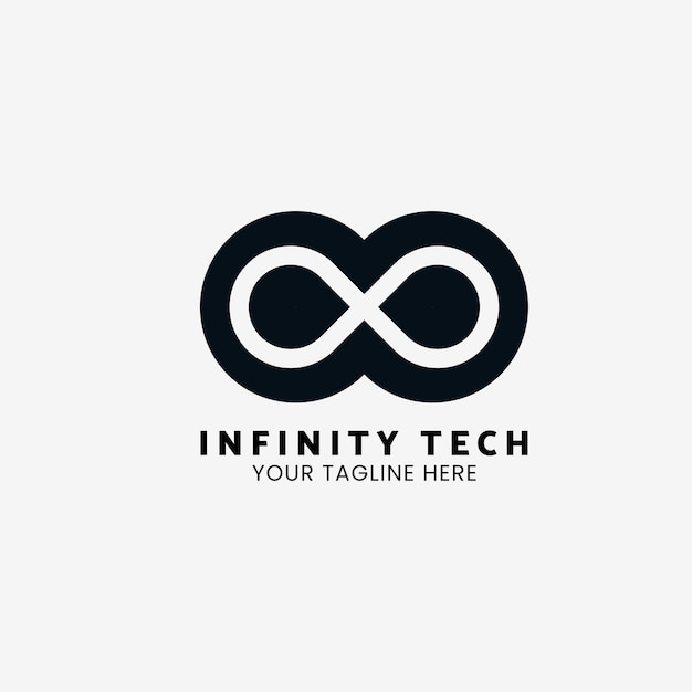 Diseño de icono de logotipo infinito