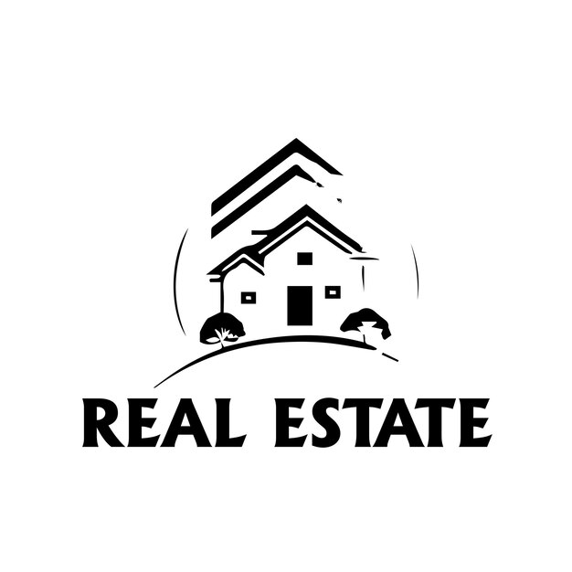 Diseño de icono de logotipo inmobiliario