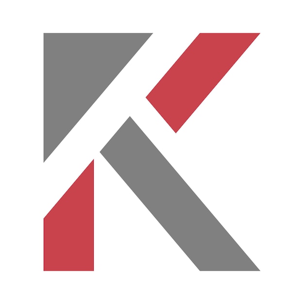 Diseño de icono de logotipo de letra K