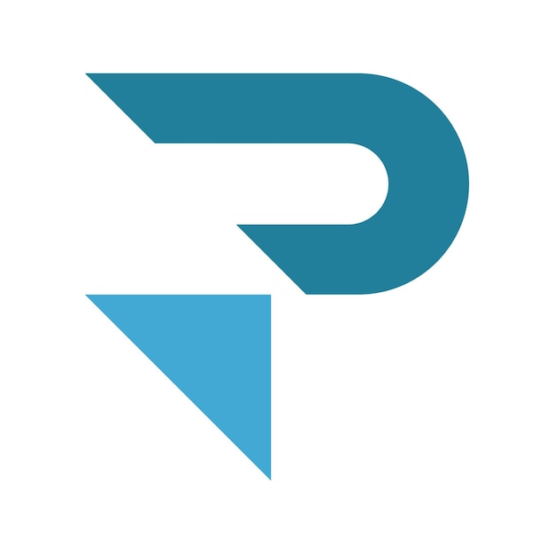 Diseño de icono de logotipo de letra P