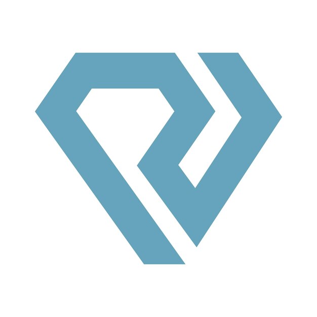 Diseño de icono de logotipo de letra R