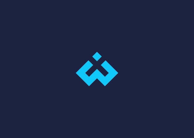 diseño de icono de logotipo de letra w inspiración de plantilla de diseño vectorial