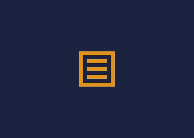diseño de icono de logotipo de línea cuadrada inspiración de plantilla de diseño vectorial