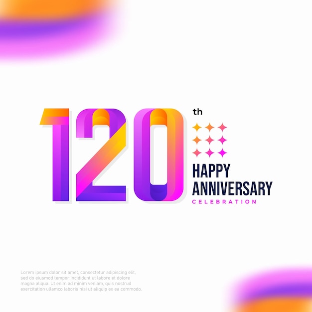 Diseño de icono de logotipo número 20, número de logotipo de cumpleaños de 20 años, aniversario 20