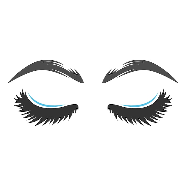 Vector diseño de icono de logotipo de ojos