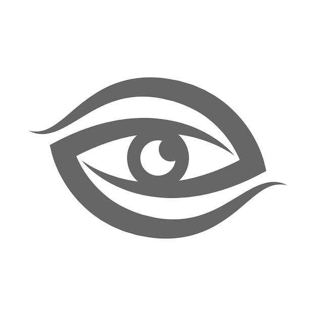 Diseño de icono de logotipo de ojos