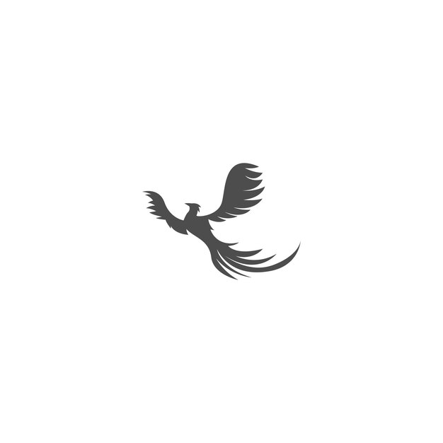 Diseño de icono de logotipo de Phoenix